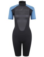 Typhoon Swarm 2.8 Shorty Womens Black/ Blue Steel