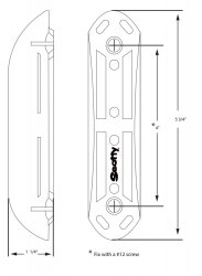 Scotty 136 Paddle Clip