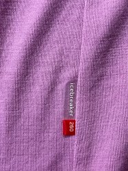 Icebreaker Cheetah Zip Rose Brazil