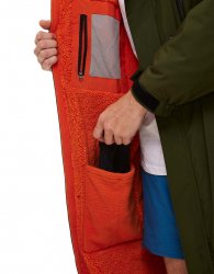 Red Long Sleeve Pro Change Robe EVO - Parker Green Small