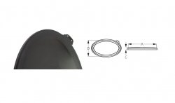 Sealect Design HATCH LID - PERFORMANCE OVAL 18-3/8