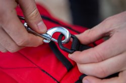 Red Equipment Adjustable Dog Buoyancy Aid