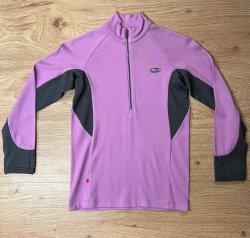 Icebreaker Cheetah Zip Rose Brazil