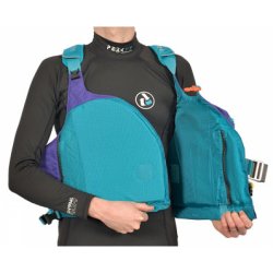 Peak River Wrap PFD Black