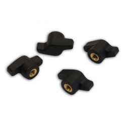 Pyranha Brass Centred Wingnuts 6MM PK4