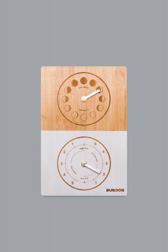 Bulldog Tide Clock Double Dial