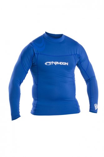 Typhoon Mens Long Sleeve Rash Vest Blue