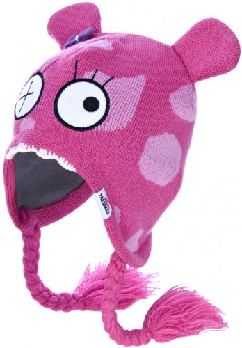Trespass Oogle Monster Hat Pink: 2-4yrs: Bubblegum