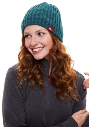 Red Equipment Roam Beanie Teal