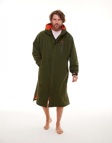 Red Long Sleeve Pro Change Robe EVO - Parker Green Small