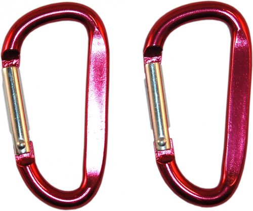 Beaver Alloy Carabiner Small Red