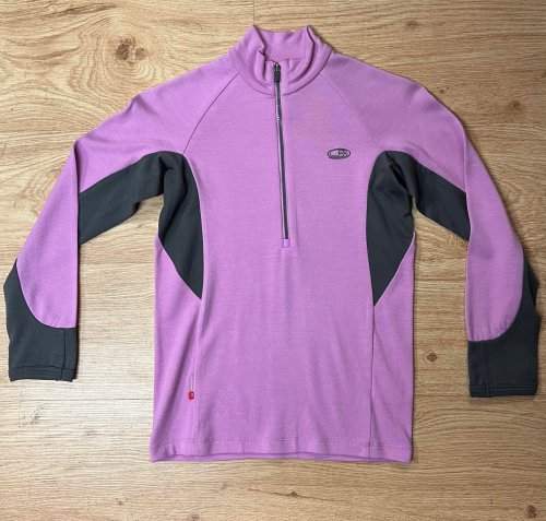 Icebreaker Cheetah Zip Rose Brazil