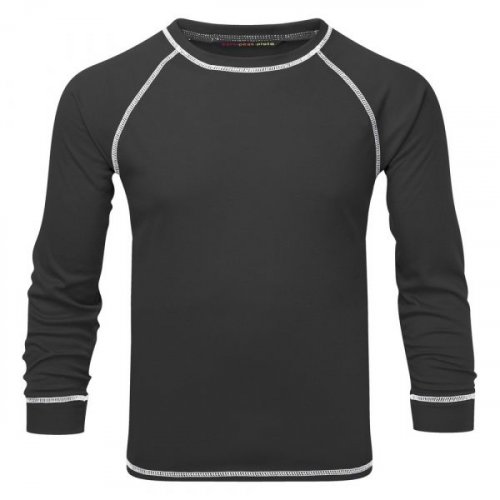 Manbi Supatherm Men's Base Layer Thermal Top Black