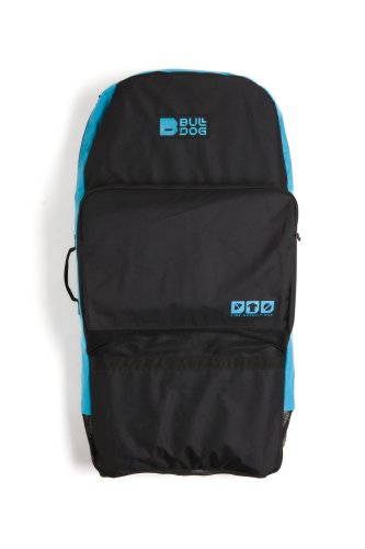 Bulldog Triple Bodyboard Bag  Black/Cyan