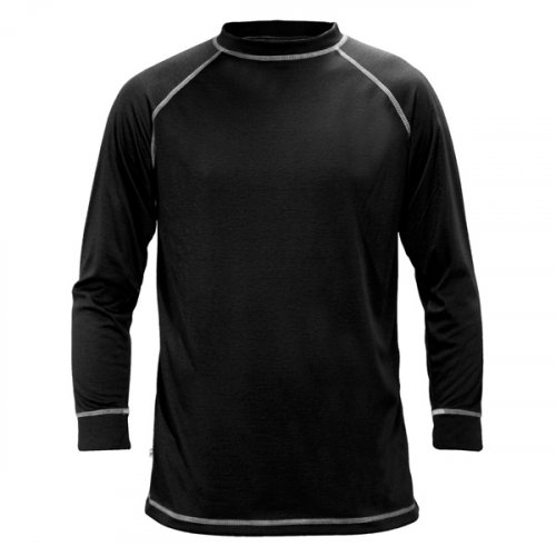 Manbi Supatherm Kids Base Layer Thermal Top Black